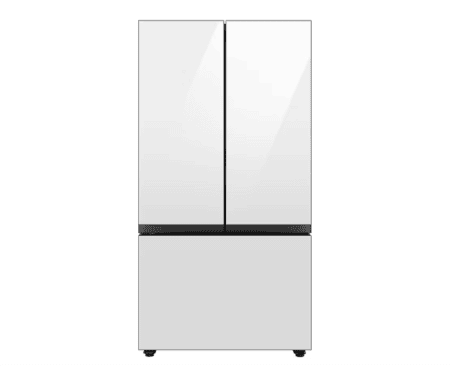 Samsung BESPOKE 36" 30.1 Cu. Ft. 3-Door French Door Refrigerator - White Glass - New - Open Box