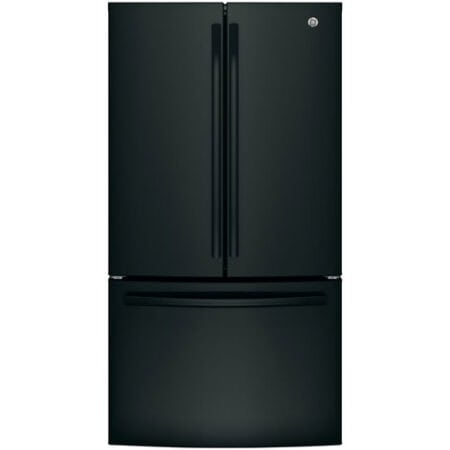 GE 36" 26.7 Cu. Ft. French Door Refrigerator with Water Dispenser - Black - New - Open Box