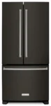 KitchenAid 33" 22.1 Cu. Ft. French Door Refrigerator - Black Stainless Steel - New - Scratch & Dent