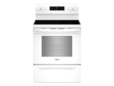 Whirlpool 5.3 Cu. Ft. Electric Range with No Preheat Air Fry - White
