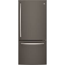 GE 30" 20.9 Cu. Ft. Bottom-Mount Refrigerator Slate