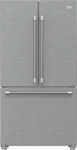 BEKO 36" 20.5 cu.ft. Counter-Depth French Door Refrigerator Stainless Steel